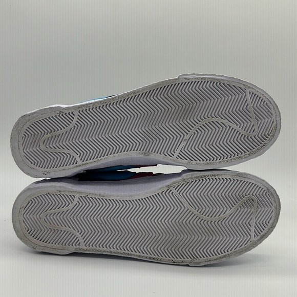 USED Nike Blazer Low x KAWS x Sacai Purple Dusk DM7901-500 No Box - Picture 6 of 6